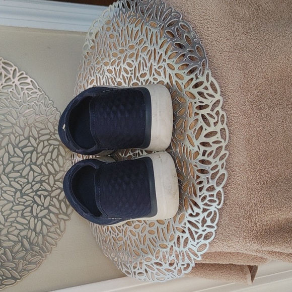 Skechers Navy and Pink Slip-On Shoes - Picture 6 of 7